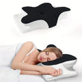 Oreiller en mousse à mémoire de forme, pour cervical et relaxant à retour lent pour le cou, soulagement de la douleur.